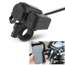 12V Motorcycle USB Charger Cigarette Lighter Waterproof Power Ports Outl HPQ