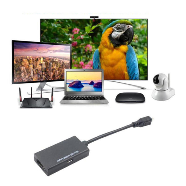 Micro USB MHL 2.0 To HDMI HDTV TV HD Adapter Cable for Smart Phone Mobile DMG x1