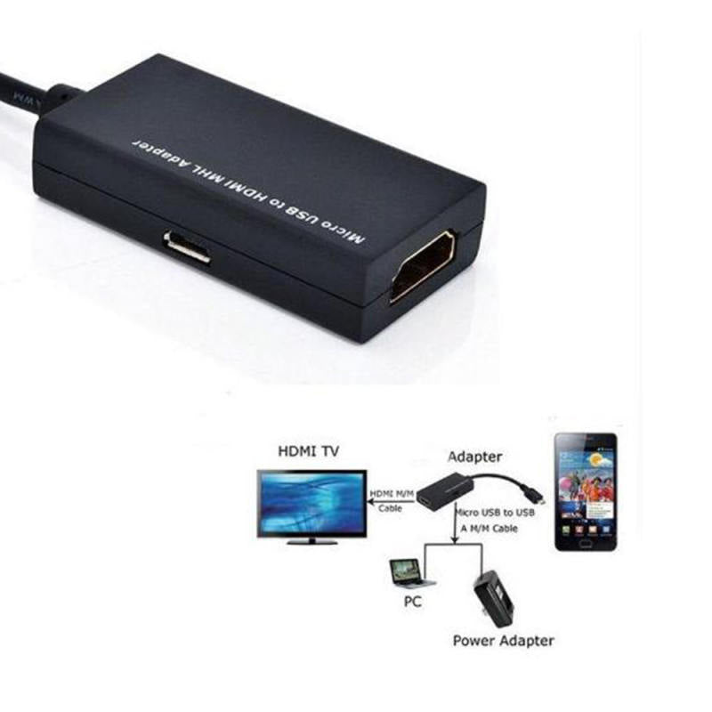 Micro USB MHL 2.0 To HDMI HDTV TV HD Adapter Cable for Smart Phone Mobile DMG x1