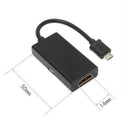 Micro USB MHL 2.0 To HDMI HDTV TV HD Adapter Cable for Smart Phone Mobile DMG x1