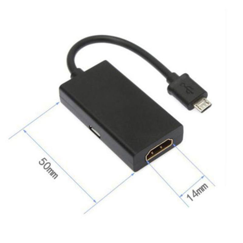 Micro USB MHL 2.0 To HDMI HDTV TV HD Adapter Cable for Smart Phone Mobile DMG x1