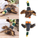 Realistic Pet Puppy Dog Chew Squeaker Squeaky Sound Wild Duck Plush Funn UFO