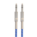 Stereo Audio Cable 6.35mm Male to Male Audio Dual Channel Cable Electric Guitar