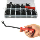 350Pcs Car Body Plastic Push Pin Rivet Fasteners Trim Moulding Clip Screwdriver