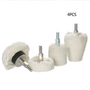 T-shaped Wool Felt Grinding Head Mounted Buffing Polishing Wheel DUI ZOG