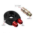 Oliefilter Sandwich Plate Adapter 1/8 NPT Oliekoeler Kit Aluminium VSB