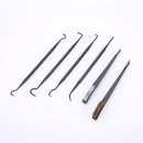 6pcs Nylon Gun Cleaning Tool Set Clean Picks Brush Carbon Double Ended nef