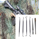 6pcs Nylon Gun Cleaning Tool Set Clean Picks Brush Carbon Double Ended KIS