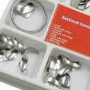 Dental TOR Matrix Bands Sectional Contoured Metal Matrice Wedge For Filling CGY