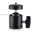 Mini Ball Head for Photography Camera Stand Tripod Adapter 1/4 Screw M BCW