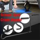 Folding Steel Car Scissor Jack Crank Lever Handle Lift Rod Post Garage mnh