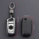 Car Key Case Carbon Fiber Scratch Proof For BMW 5 7 Series X3 X5 X6 1Set