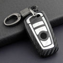Car Key Case Carbon Fiber Scratch Proof For BMW 5 7 Series X3 X5 X6 1Set