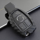 Carbon Fiber Car Key Case Holder Protector Accessories For Mercedes-Ben DXC