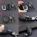 Matt Carbon Fiber Car Key Case Holder Protector Accessories For Mercedes-B