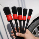 5Pcs Soft Car Detailing Cleaning Brushes for Dash Trim Seats Automotive Wh CWB