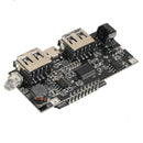 Black Dual USB 5V 1A 2.1A Mobile Power Bank Batteries Charger PCB Module Boa UXI