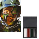4 Colors Army Fans Facial Bionic Paints Outdoor Camouflage Color Face Pai