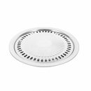 Indoor Outdoor BBQ Smokeless Stovetop Grill Non-stick Roasting Pan Round NWK