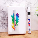 12-Color Sets Fine Paint Oil Based Art Marker Pens Metal Glass Waterproof CYX