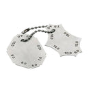 2pcs Set Welding Gauge key Pocket Gage Weld Seam Test Inspection Ruler EXN