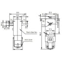2pcs DC3V-6V 1:48 200RPM Gear Motor TT Motor Double Shaft For Car Robot Gearbox