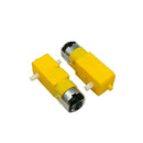 2pcs DC3V-6V 1:48 200RPM Gear Motor TT Motor Double Shaft For Car Robot Gearbox