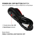 12V 40A LED Work Fog Light Bar Wiring Harness Relay Kit ON/OFF Switch Off Road f