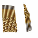 150pcs 1mm-3mm Titanium Coated HSS High Speed Steel Twist Drill Bit Set QLE
