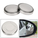 2 Frameless Blind Spot Mirror Wide-Angle Round HD Glass Convex Rearview  ZRZ