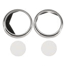 2 Frameless Blind Spot Mirror Wide-Angle Round HD Glass Convex Rearview Mirror