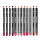 12PCS Waterproof Lipstick Lip Liner Long Lasting Matte Lipliner Pencil N TCZ