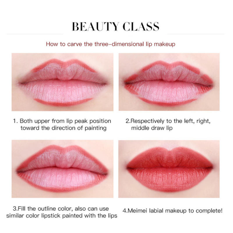 12PCS Waterproof Lipstick Lip Liner Long Lasting Matte Lipliner Pencil N TCZ