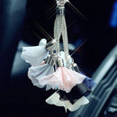 1x Car Rear View Mirror Pendant Crystal Hanging Ornament Car Interior Home Welt