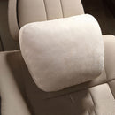 For Mercedes Benz Suede S Class Car Headrest Neck Pillows Seat Cushion Beige