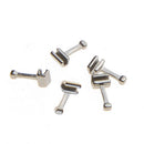 3 Packs 30 Pcs Dental Orthodontic Stainless Steel Crimpable Hook Long Type