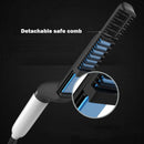 Quick Beard Straightener Multifunctional Hair Comb Curling Curler Show ZQV