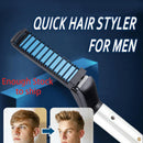 Quick Beard Straightener Multifunctional Hair Comb Curling Curler Show Cv