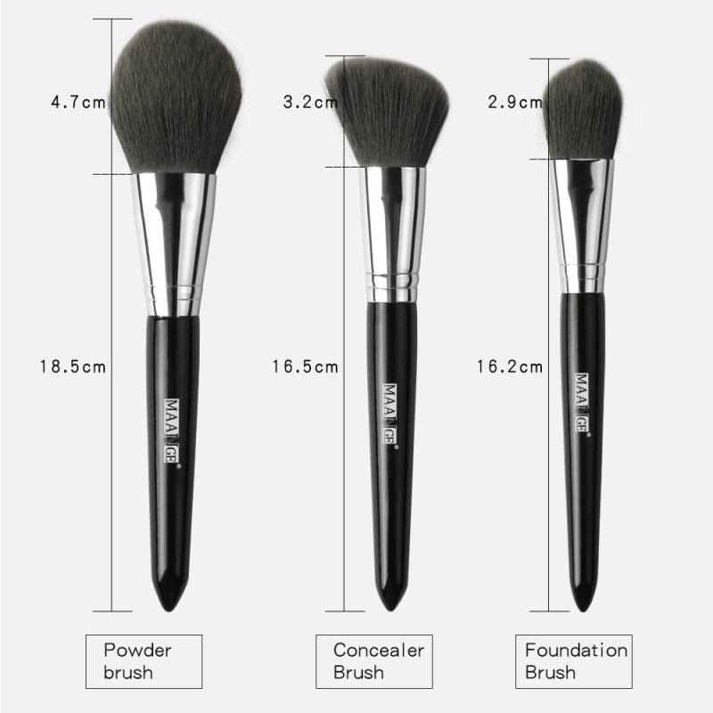 7pcs/set Makeup Cosmetic Brush Foundation Powder Contour Concealer Blush ZQA
