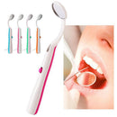 Led anti fog light dental mirror oral care teeth whitening clean tool  PVK