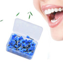 50X Dental Prophy Cup Rubber Polish Brush Polishing Tooth Latch Type 4 Webbed YM