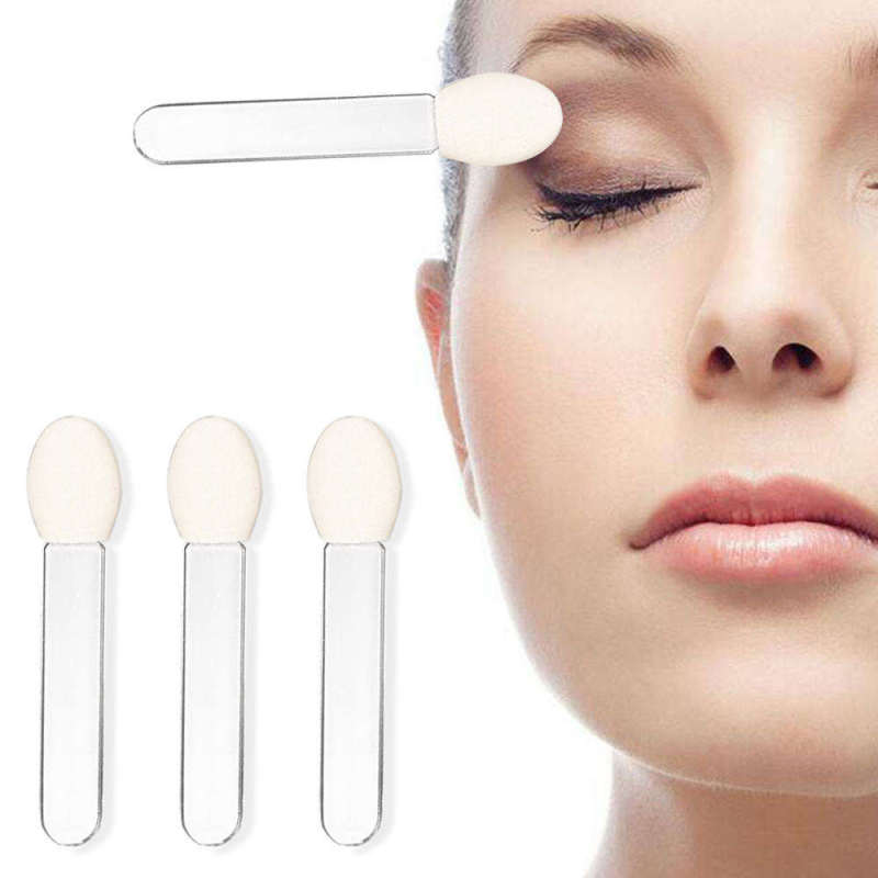 Single-Head Sponge Eye Shadow Eyeliner Brush Applicator Beauty Makeup to RHR
