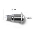 12V 3A Car LED Light Angel Eye Metal Push Button Toggle Switch Sales