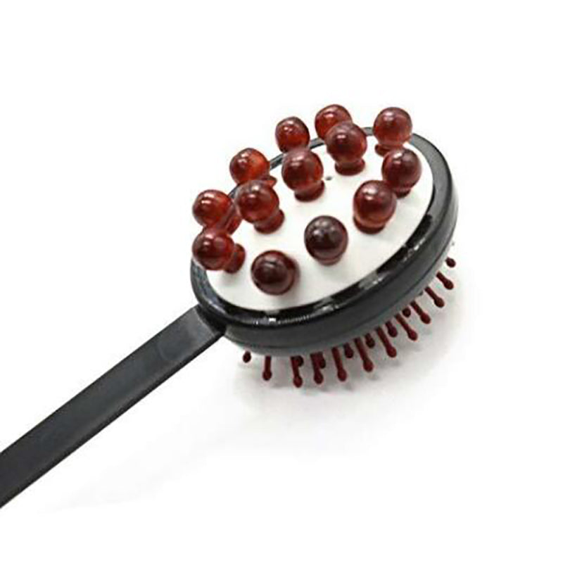 10" Long Black Red Plastic Back Knock Scratcher Relaxing Massage Hammer