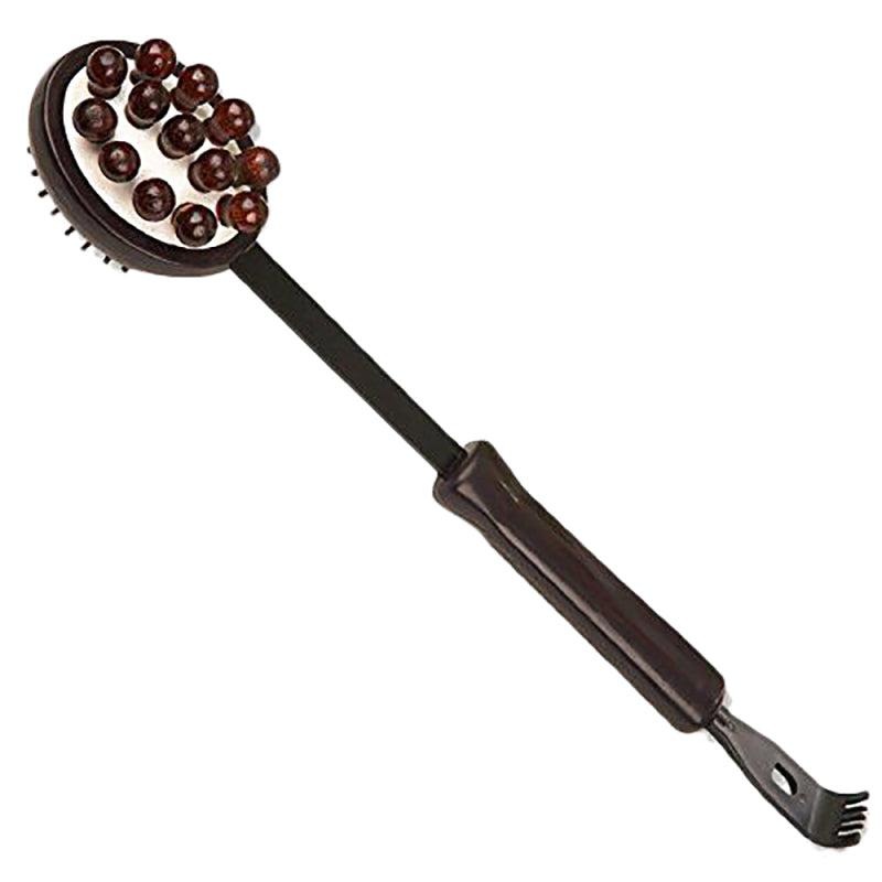 10" Long Black Red Plastic Back Knock Scratcher Relaxing Massage Hammer