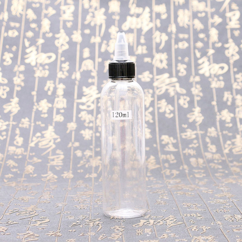 10PCS 120ml Twist Cap Empty Plastic Tattoo Ink Pigment Bottle Tattoo Supply New