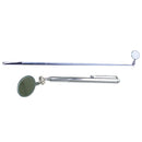 6pcs Stainless Steel Telescopic Inspection Round Mirror Car Extending Vie XFW