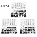 675X Car Rubber O Rings Washer Supplies Consumables Accessories Auto Set Kit bv