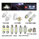 3 Sets/42pcs White LED 1157 T10 31mm T10 Width Light Double Point Readi IAP