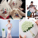 5pcs/set Embroidery Hoops Circle Cross Stitch Bamboo Ring Sewing Frame Art EKX